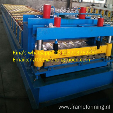 2017 new finished glazed tile roofing sheet machine